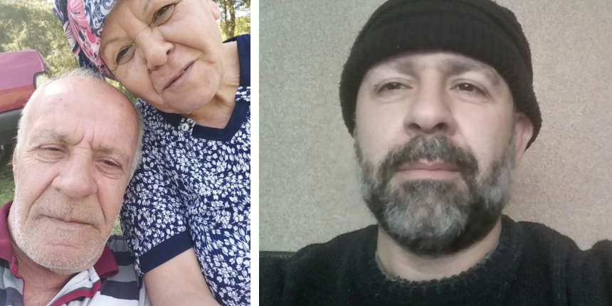Yaşlı adam, aylardır ayrı yaşadığı eşi ile oğlunu öldürdü