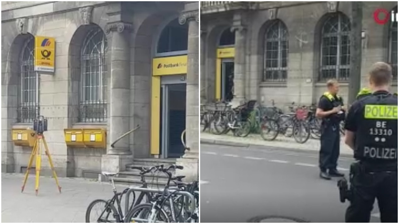 Berlin'de büyük vurgun, para nakil aracı soyuldu