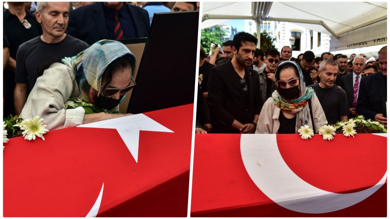 Türkan Şoray tabutuna sarılıp ağladı... Sevenleri Cüneyt Arkın'a bu sözlerle veda etti