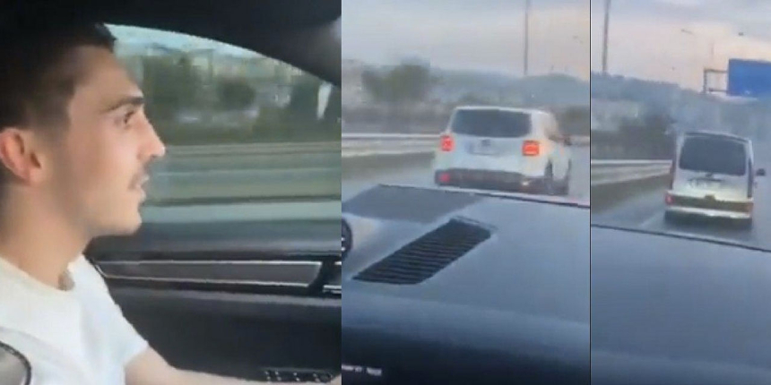 Trabzonsporlu Abdülkadir'in trafikte hız yaptığı görüntüler gündem oldu: Akıllara Ahmet Çalık geldi
