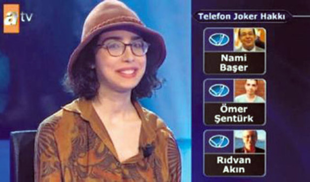 'Milyoner'in kadrolu telefon jokeri: Prof. Dr. Nami Başer!