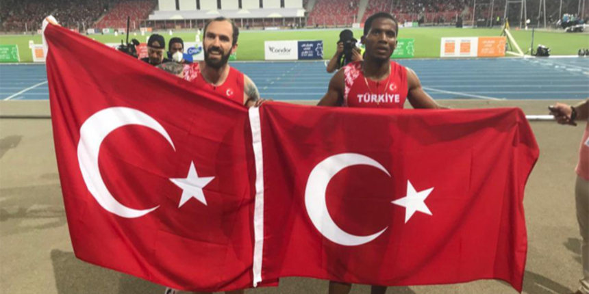 Akdeniz Oyunları'nda Jak Ali Harvey altın, Ramil Guliyev gümüş madalya kazandı!