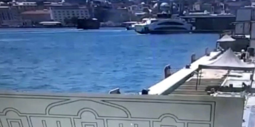 İstanbul'daki vapur kazasında 7 kişi yaralanmıştı: Dehşet anları kameraya böyle yansıdı