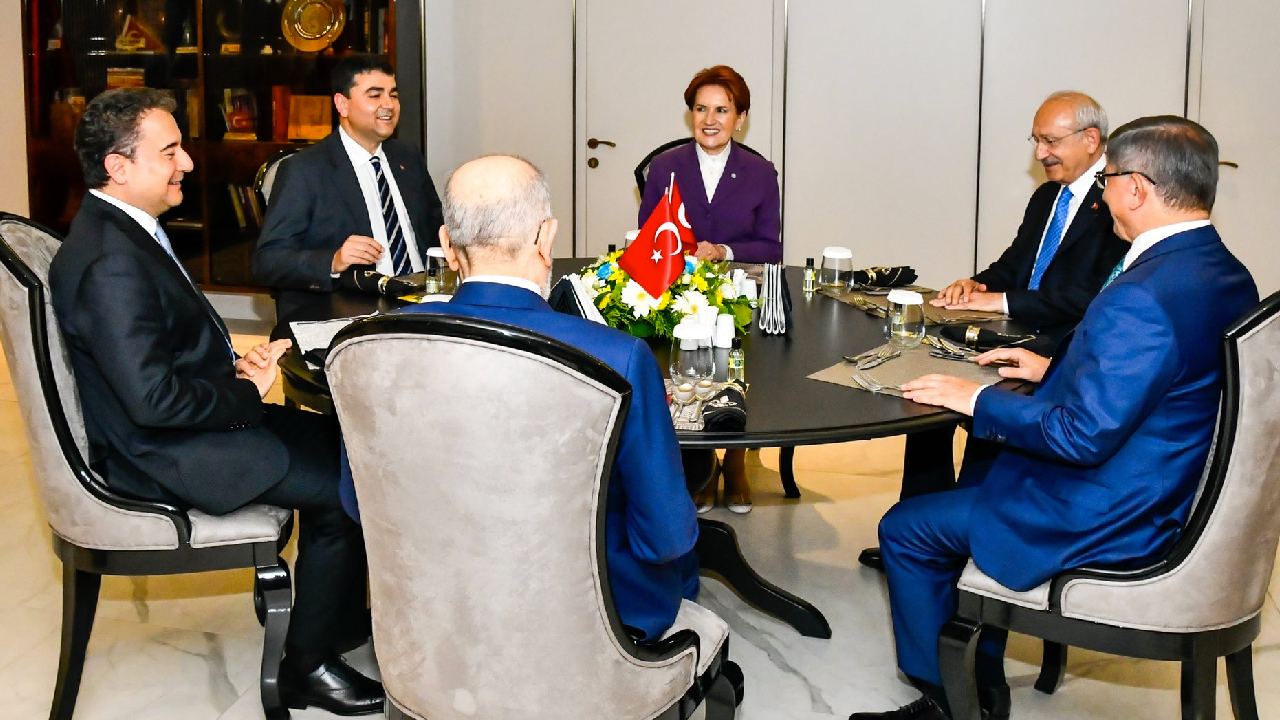6'lı masa 5. kez kuruldu, Cumhurbaşkanı adayı yine açıklanmadı