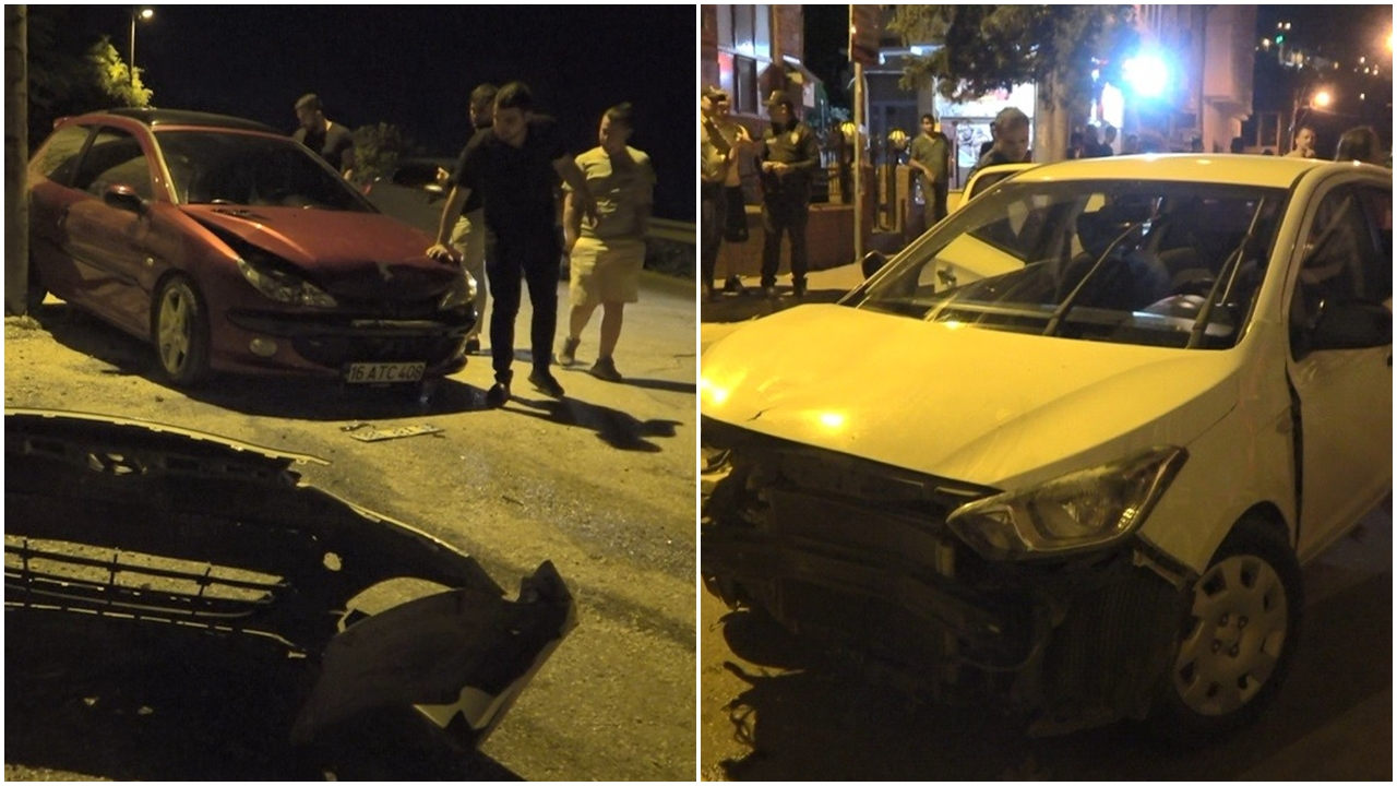 Alkollü araç kullanan kadın sürücü, ortalığı bir birine kattı