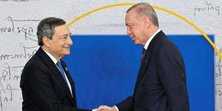 Erdoğan'dan kritik Doğu Akdeniz diplomasisi: İtalya Başbakanı Draghi bugün Türkiye'ye geliyor!