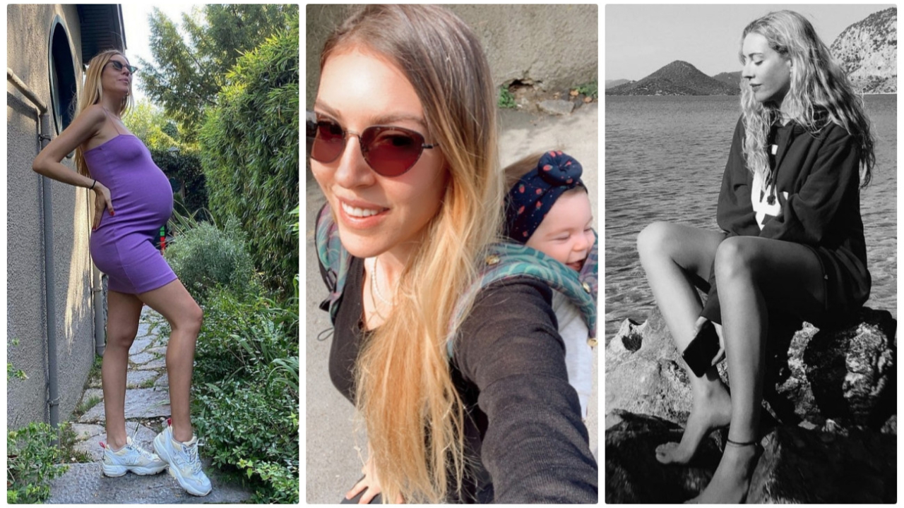 İki ay önce anne olan Sinem Kobal iğne ipliğe döndü! Doğum kilolarından kurtuldu