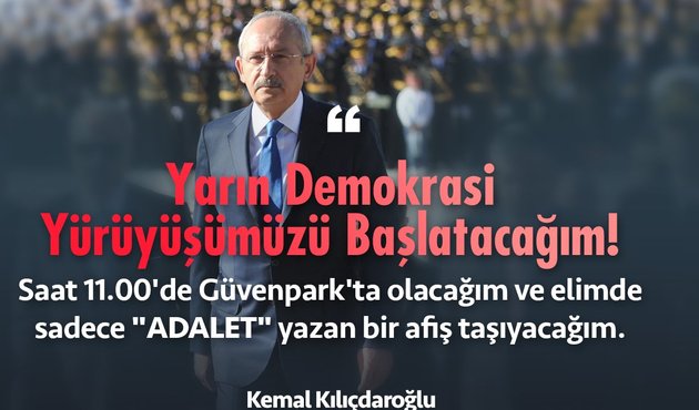 Skandal: CHP lideri Kılıçdaroğlu'ndan askerli yürüyüş çağrısı!