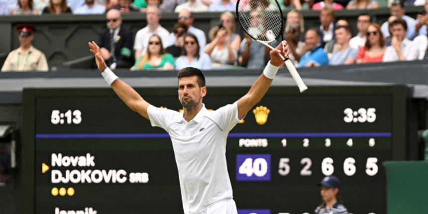 Djokovic'ten müthiş geri dönüş! Wimbledon'da adını yarı finale yazdırdı