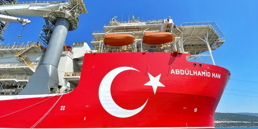 Türkiye'nin 4. sondaj gemisi: Abdülhamid Han'ın içi ilk kez görüntülendi! Özel logo tasarlandı...