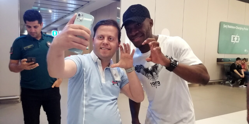 Beşiktaş'ın yeni transferi Muleka İstanbul'a ayak bastı!