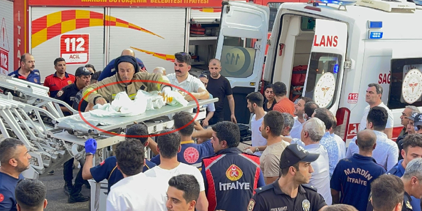 Mardin’de trafo patladı! Dumandan etkilenen yeni doğan bebekler vinçle tahliye edildi