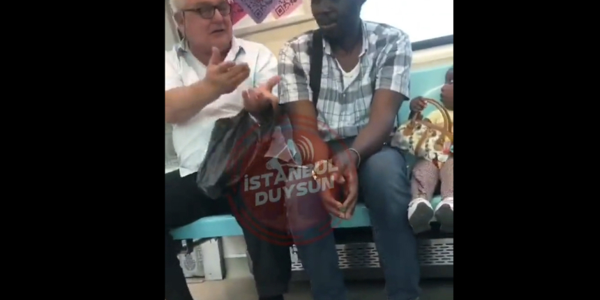 Metroda yabancı uyruklu kişiye hakaret eden şüpheli gözaltına alındı