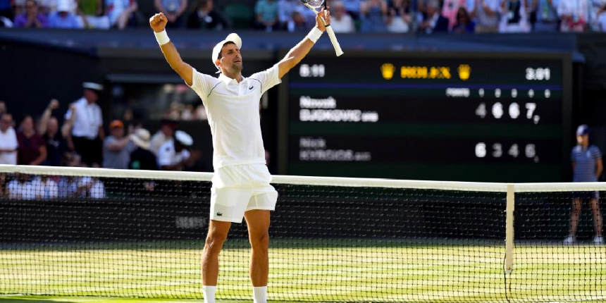 Wimbledon tek erkeklerde şampiyon Novak Djokovic oldu
