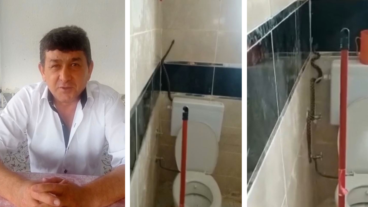 Yüzünü yıkamak isterken hayatının şokunu yaşadı