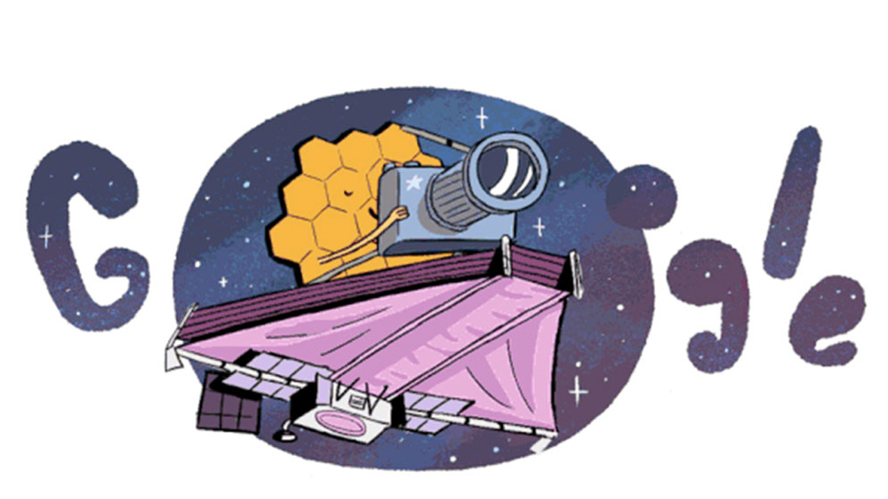 Google, James Webb uzay teleskobunu doodle yaptı