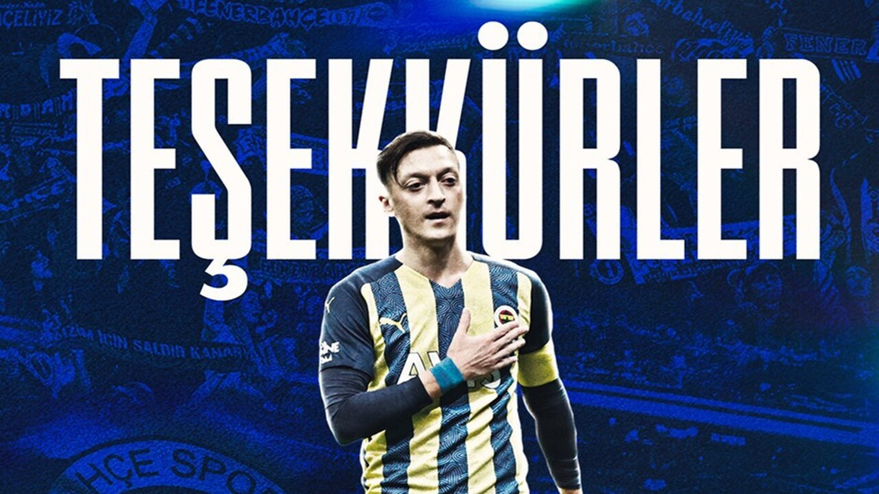 Mesut Özil’den duygusal veda: Fenerbahçe formasıyla başarılar elde etmek istemiştim