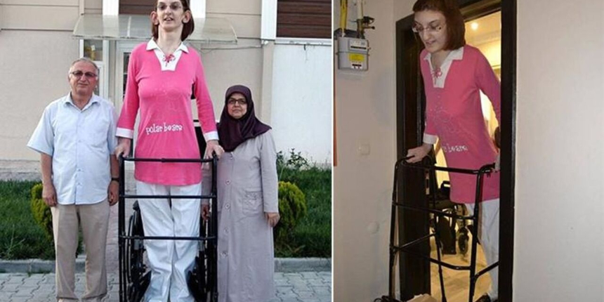 Dünyanın en uzun boylu kadını Rümeysa Gelgi, ilk uçak seyahatinde ABD'ye uçacak