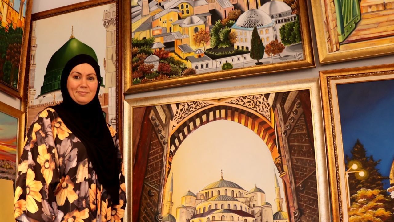 30 yıl sonra çocukluk hayalini gerçekleştirip Ressam oldu