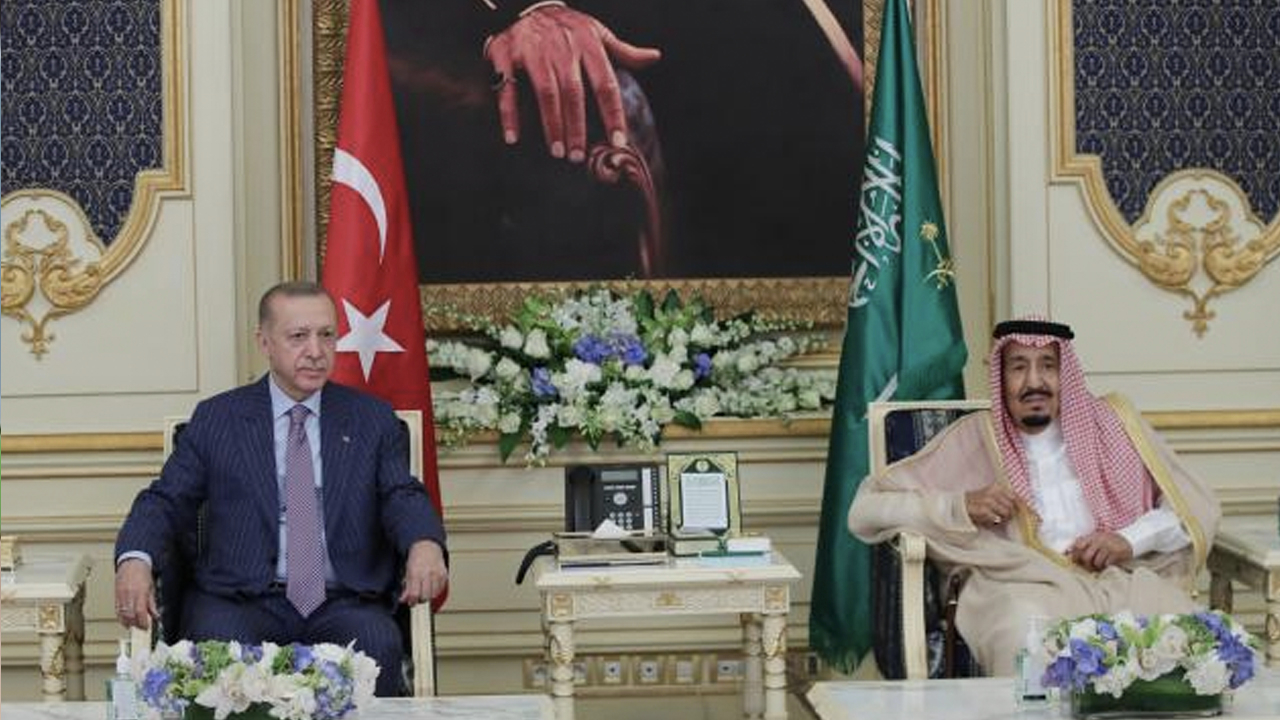 Cumhurbaşkanı Erdoğan, Suudi Arabistan Kralı Selman ile görüştü