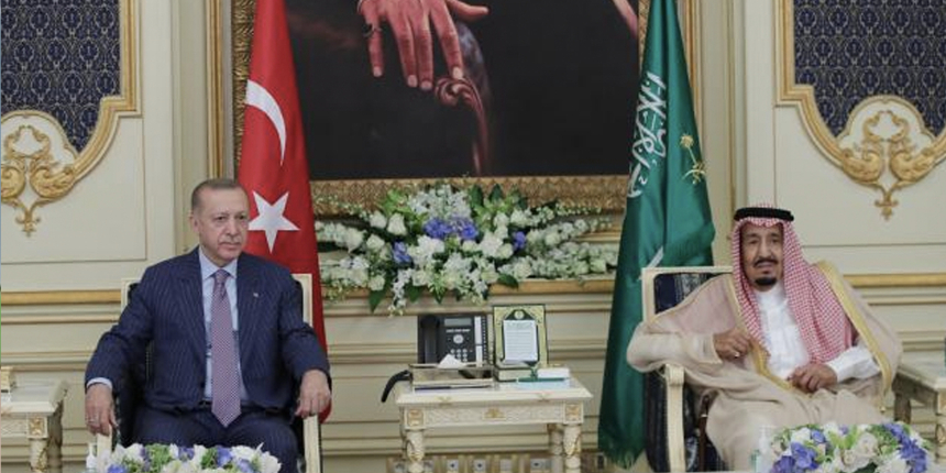 Cumhurbaşkanı Erdoğan, Suudi Arabistan Kralı Selman ile görüştü