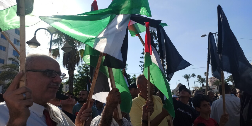 Biden'ın Filistin ziyareti protestolarla başladı! Gazze’de binlerce kişi sokağa döküldü