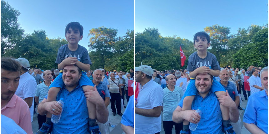 Superhaber Saraçhane'deki 15 Temmuz mitingine gitti: 'Tayyip dedeyi gördün mü oğlum!'
