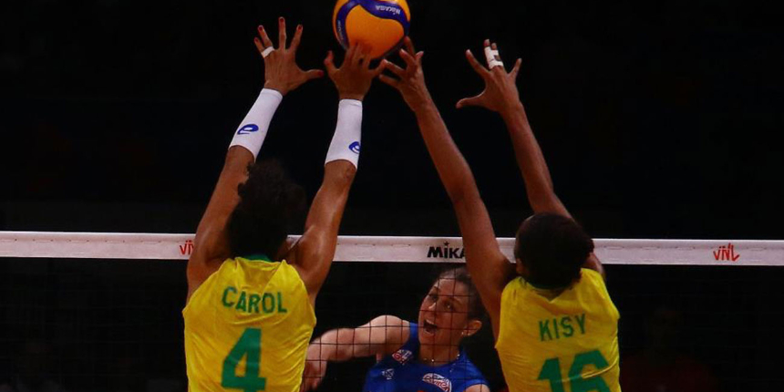 FIVB Kadınlar Milletler Ligi'nde Sırbistan'ı 3-1 geçen Brezilya, adını finale yazdırdı