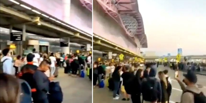 ABD'deki Uluslararası Havalimanı'nda bomba paniği: Terminal boşaltıldı!