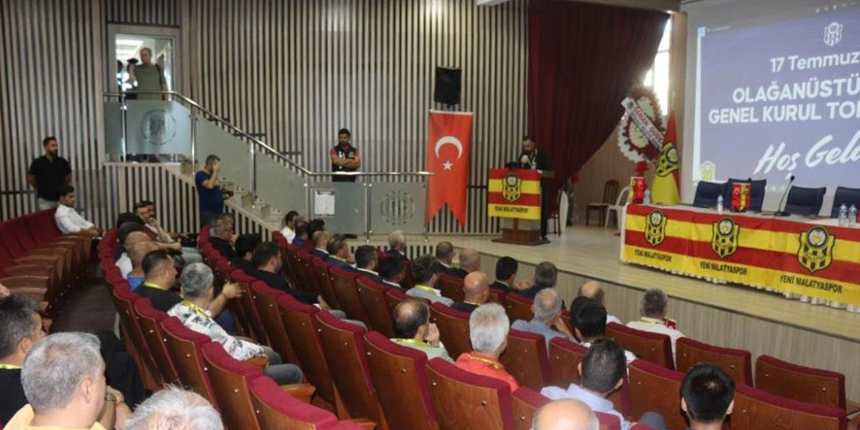 Yapılan genel kurulda Yeni Malatyaspor'un başkanı Hacı Ahmet Yaman seçildi