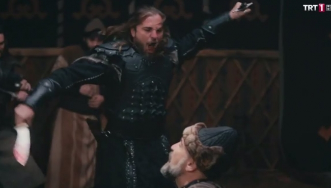 Diriliş Ertuğrul'un bu sahnesi geceye damgasını vurdu!