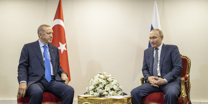 Cumhurbaşkanı Recep Tayyip Erdoğan, Rusya Devlet Başkanı Vladimir Putin ile görüştü