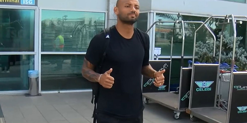 Fenerbahçe'nin prensipte anlaşma sağladığı Joao Pedro, İstanbul'a geldi