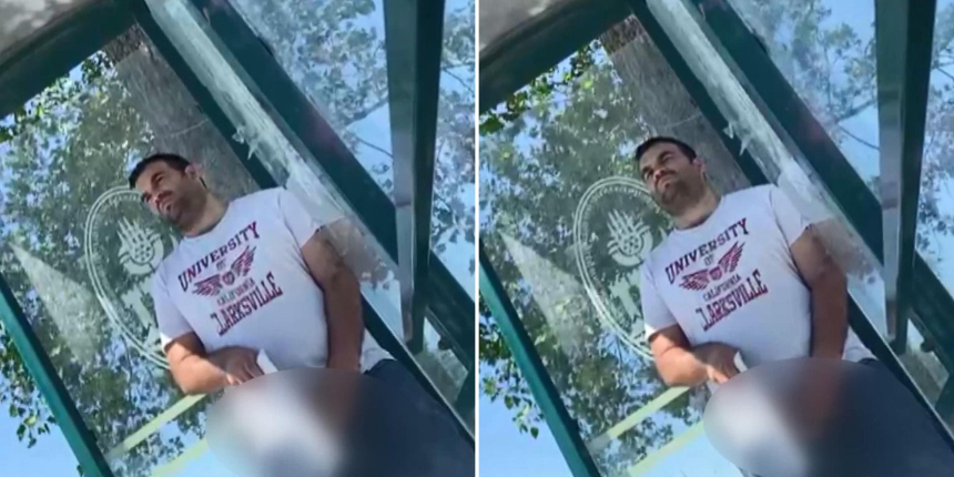 Durakta cinsel organını göstermişti... Sapık adam FETÖ'cü eski polis çıktı!