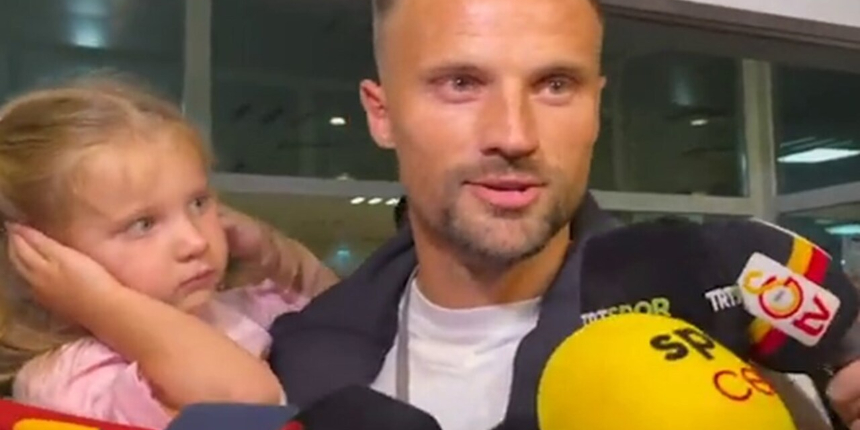 Galatasaray’ın anlaşmaya vardığı İsviçreli golcü Haris Seferovic, İstanbul’a geldi