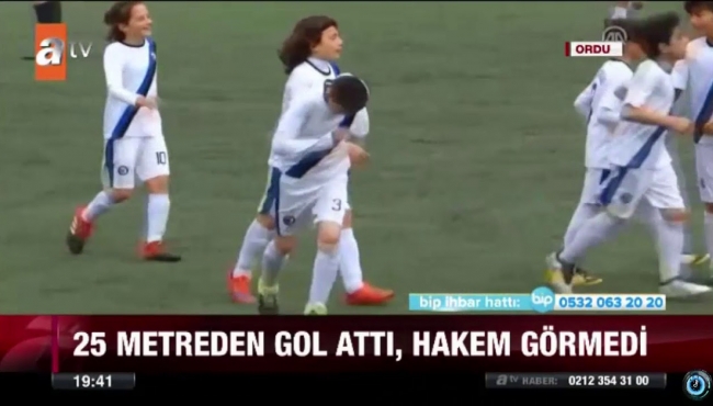 25 metreden gol attı, yırtık filenin azizliğine uğradı!