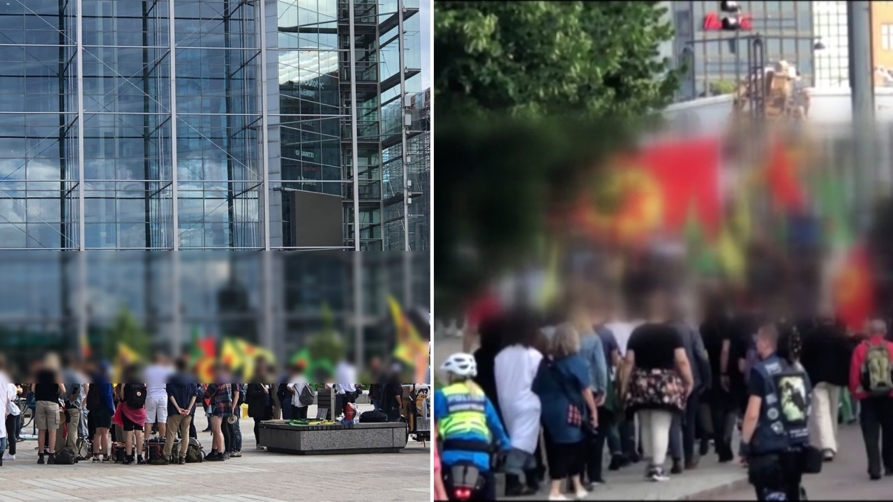 PKK sempatizanları yine sokaklara döküldü: Helsinki'de "Satılık Finlandiya" sloganları!