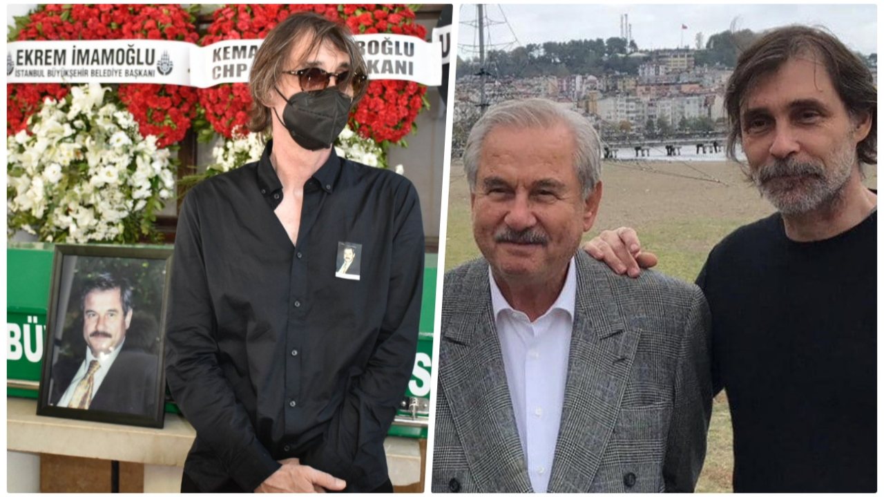 Erdal Beşikçioğlu babası Bahattin Beşikçioğlu'nu son yolculuğuna uğurladı