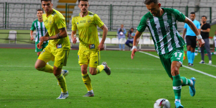 Konyaspor tur kapasını ardına kadar araladı, BATE Borisov'u 3-0 mağlup ettiler