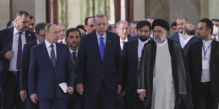 Cumhurbaşkanı Erdoğan'dan İran dönüşü Suriye'ye operasyon mesajı! ABD'ye F-16 göndermesi...