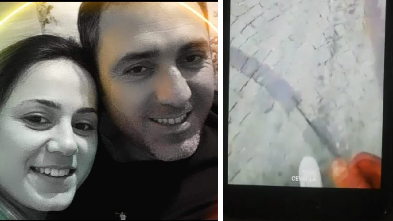 Eşini bıçaklayarak öldürdü, kanlı bıçağın fotoğrafını paylaştı