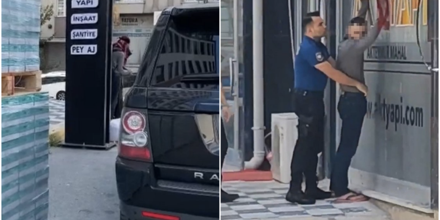 Kadın kıyafeti giyip başörtü takan adam görenleri şaşırttı! Olaya polis müdahale etti