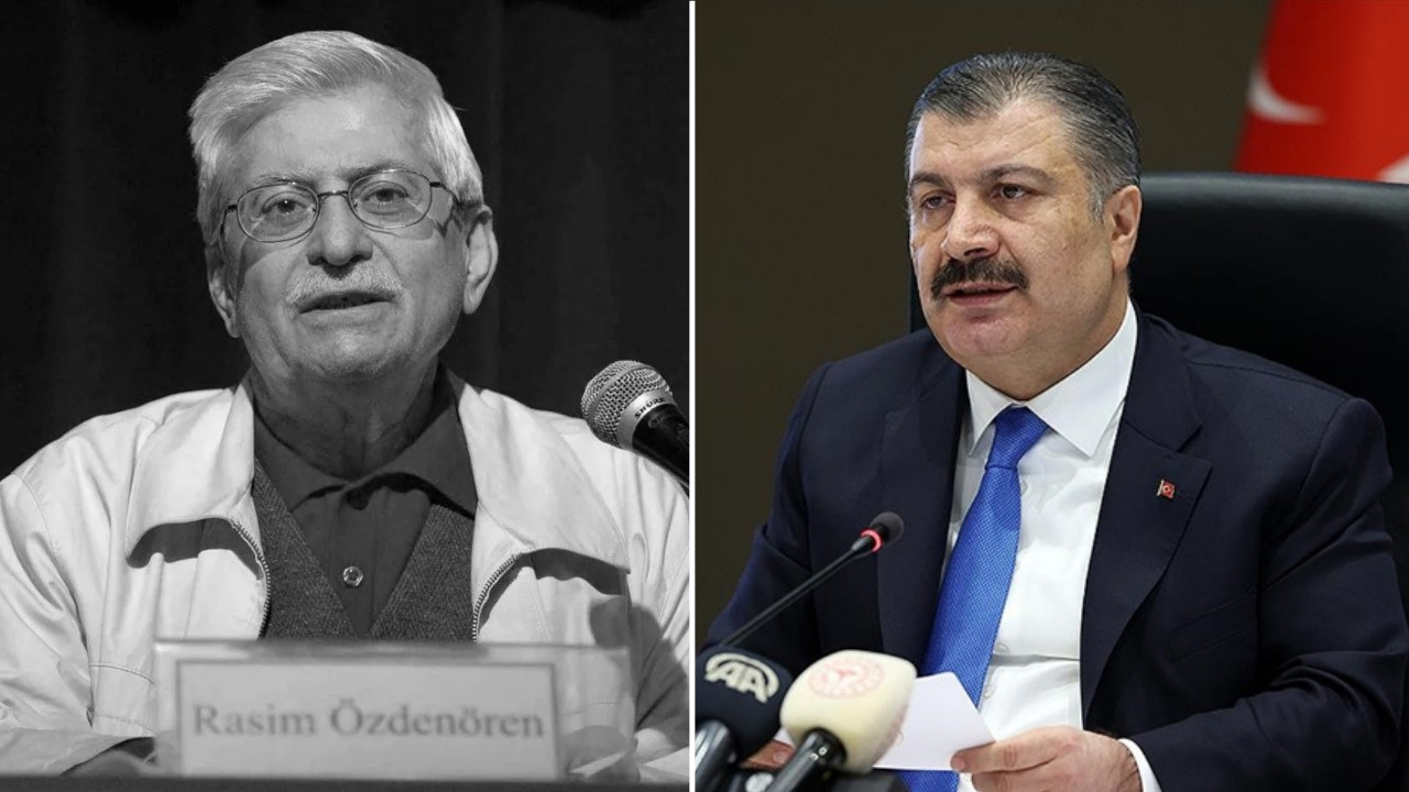 Bakan Koca'dan Rasim Özdenören mesajı: Ağabeyimizi kaybettik...