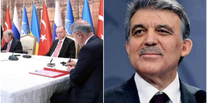 Kompleksli ve Eyyamcı… Abdullah Gül, tahıl koridoru anlaşmasını tebrik ederken Erdoğan’ın adını bile anmadı