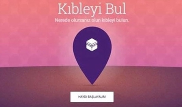 Google'dan kıble bulma uygulaması!