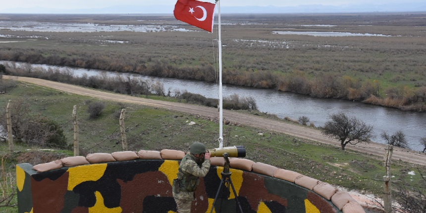Suriye sınırındaki Şehit Er Şaban Çelik Hudut Karakolu'na havan saldırısı