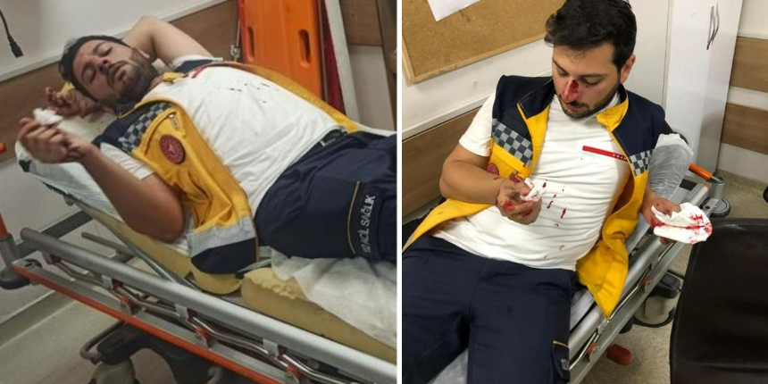 Şanlıurfa'da yol tartışmasında ambulans şoförünün burnu kırıldı