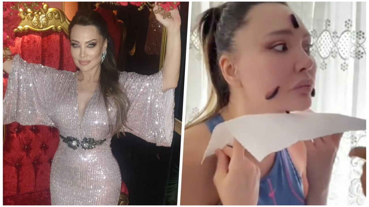 'Yerli Adriana Lima' olarak anılan Umut Akyürek güzelleşmek uğruna yüzüne sülük yapıştırdı
