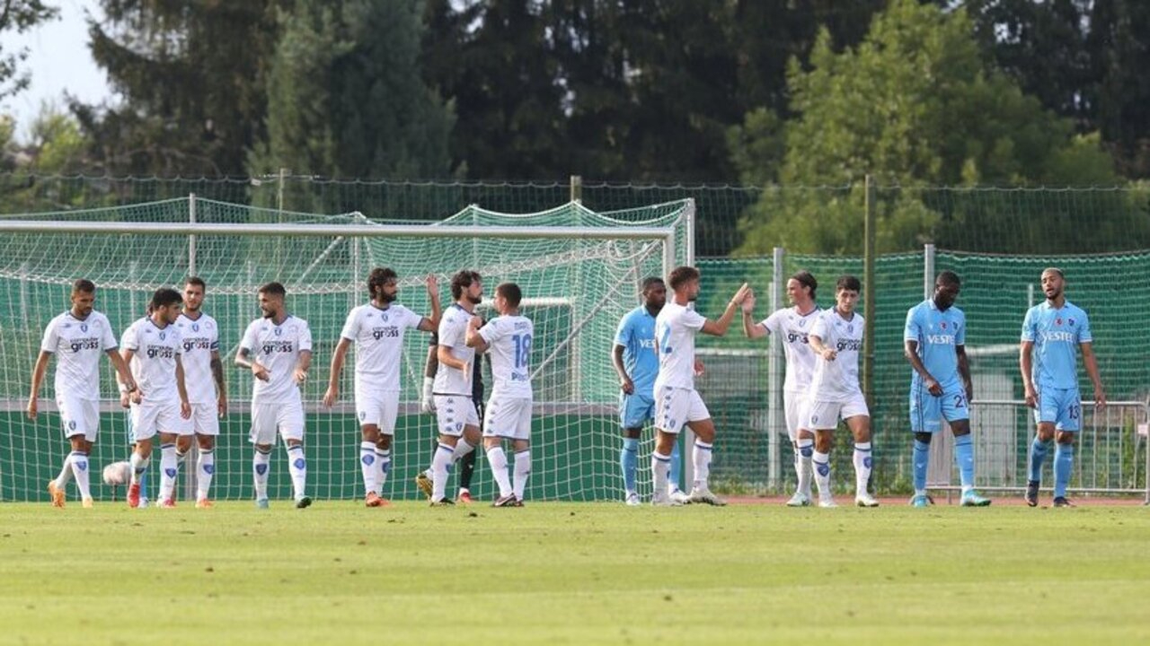 Trabzonspor hazırlık maçında yine mağlup! Empoli'ye tek gole kaybettiler