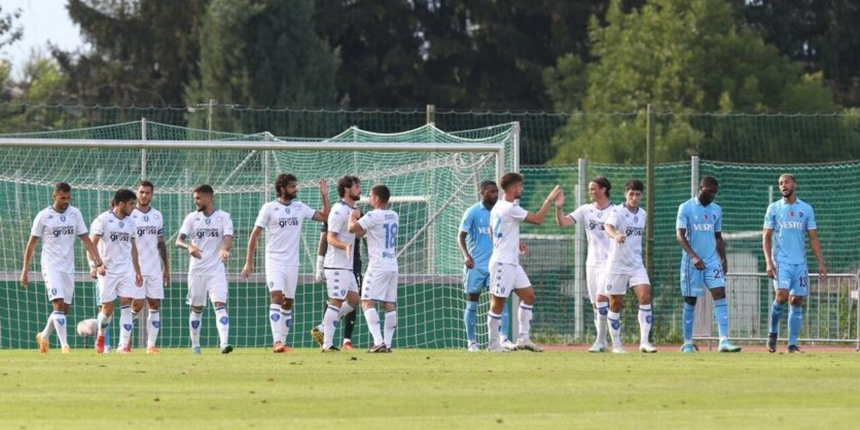 Trabzonspor hazırlık maçında yine mağlup! Empoli'ye tek gole kaybettiler